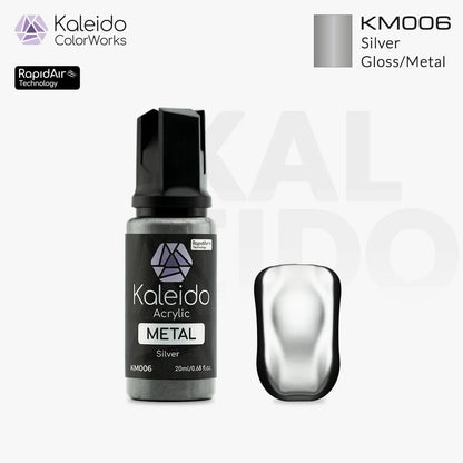 Kaleido ColorWorks - Gloss/Metal - Argent (KM006 Silver) - 20ml