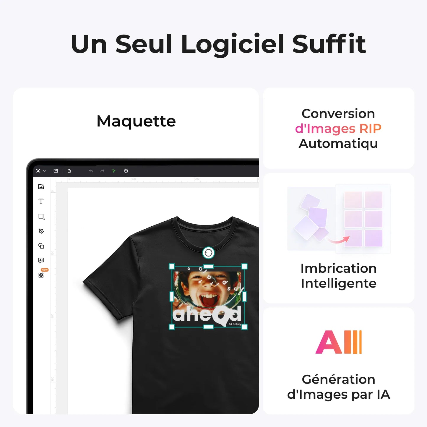 xTool - Apparel Printer Imprimante Textile DTF - Kit Complet