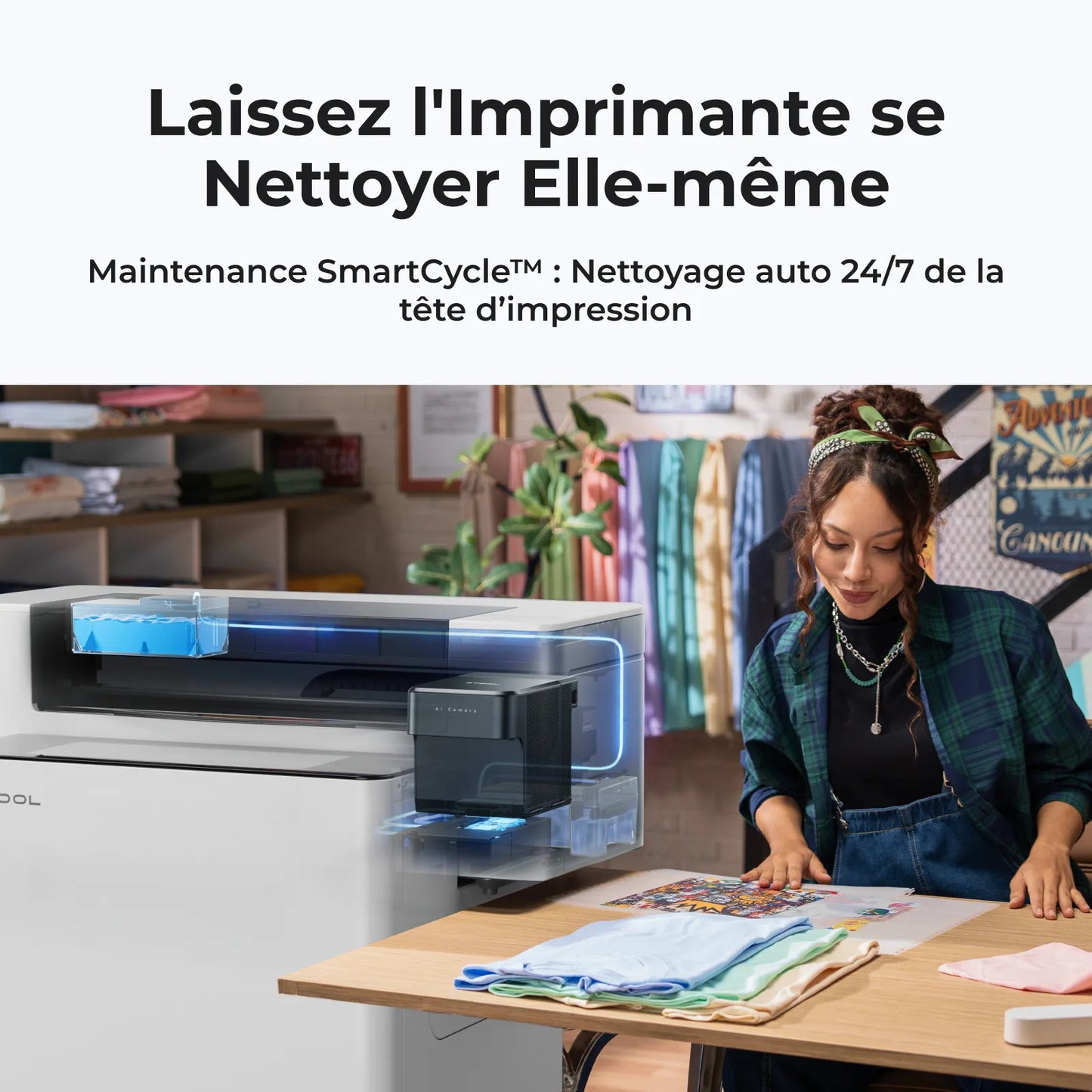 Pack Complet xTool Apparel Printer avec SafetyPro AP2 (Apparel Printer All-in-1 Bundle)