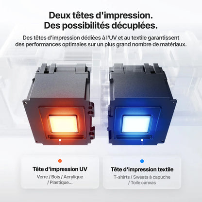 xTool - O1 Omni Printer - Pack Rotatif UV Simple (Single UV Rotary bundle)