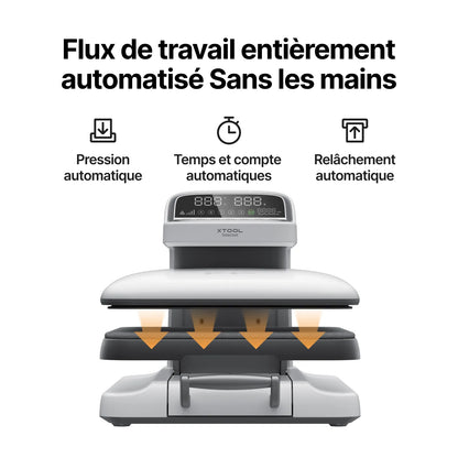 xTool - HP2 - Presse à Chaud Automatique - 38 × 38 cm