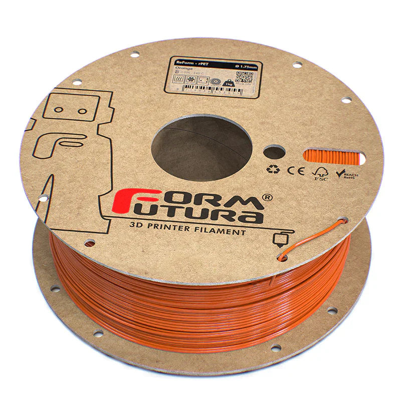FormFutura - ReForm rPET (PETg recycled) - Orange - 1.75 mm - 1 kg