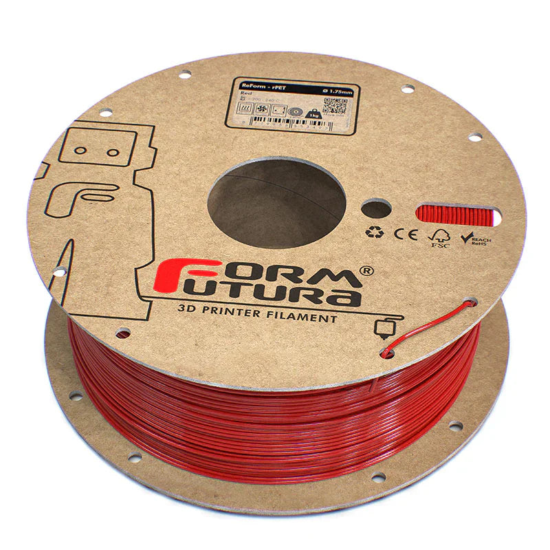 FormFutura - ReForm rPET (PETg recycled) - Red - 1.75 mm - 1 kg
