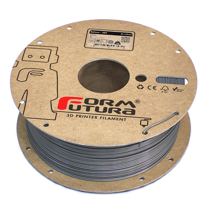FormFutura - ReForm rPET (PETg recycled) - Silver - 1.75 mm - 1 kg