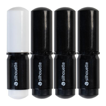 Silhouette - Cameo - Kit 4 Stylos Noir & Blanc ( Black & White )