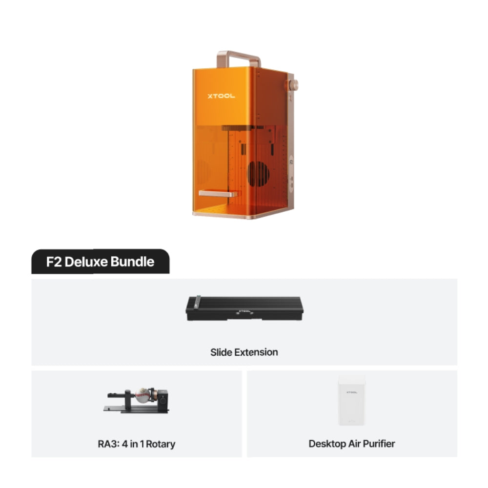 xTool - F2 - Kit Deluxe - Double Laser Diode 15W et IR 5W
