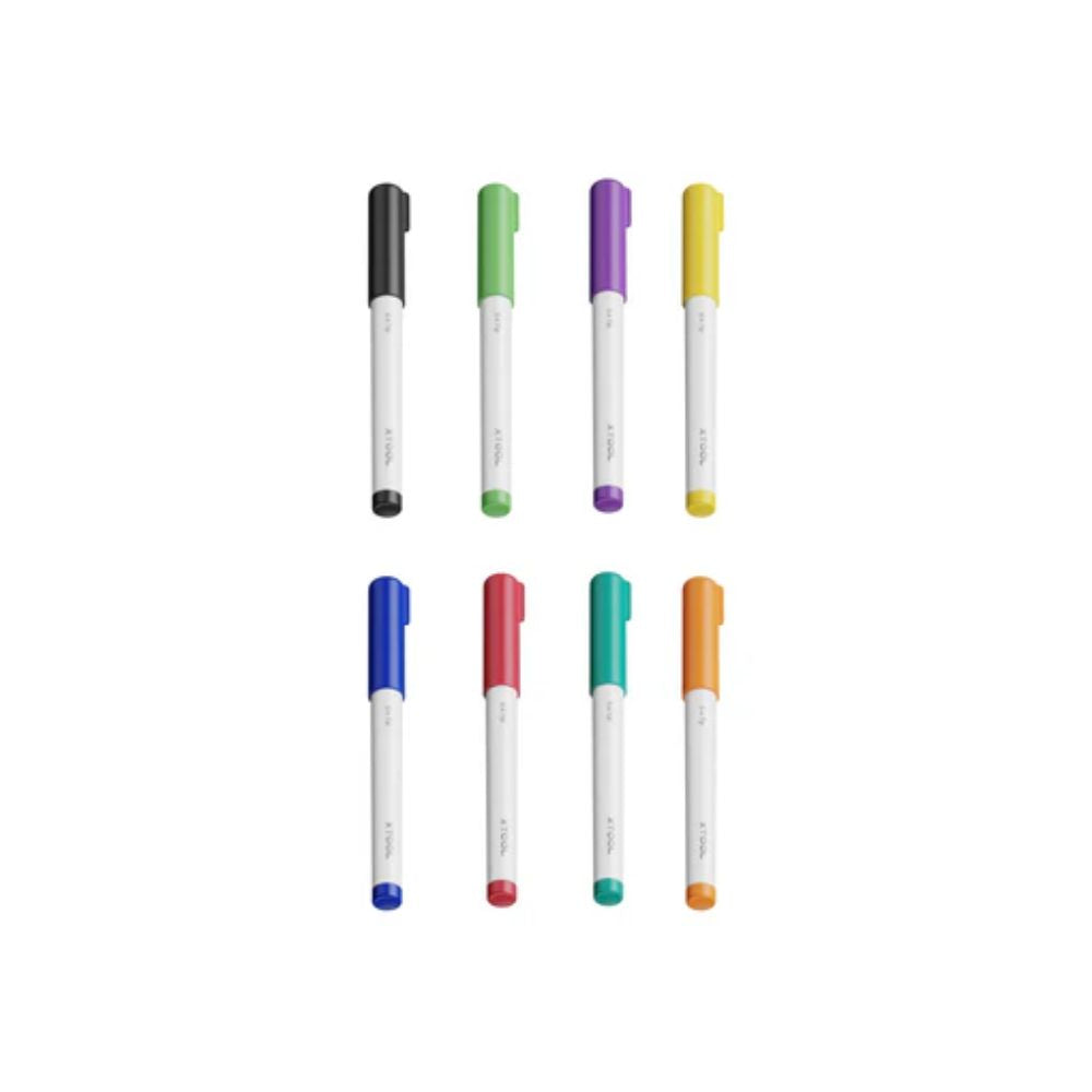 xTool - M1 Ultra - 8 Feutres pointe file (Fine point pen) - 0.4