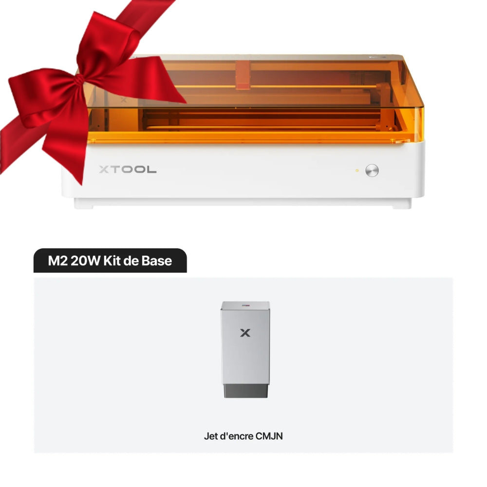 xTool - M2 20W - Kit de Base (Color Print & Cut Bundle)