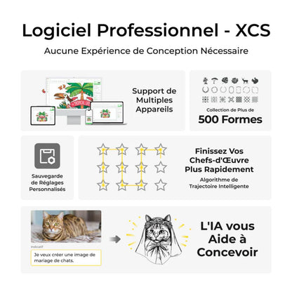 xTool - P2S  - Découpeur Laser CO2 de Bureau Polyvalent et Intelligent - 55W