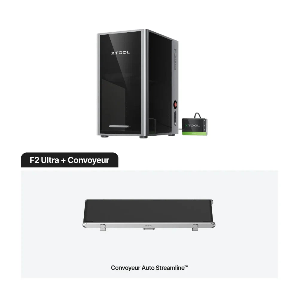 xTool - F2 Ultra + Convoyeur - Graveur Laser MOPA 60W + Diode 40W