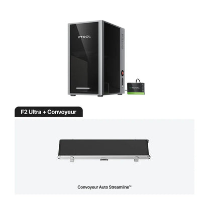 xTool - F2 Ultra + Convoyeur - Graveur Laser MOPA 60W + Diode 40W